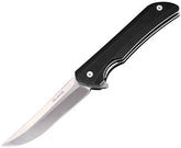 Ruike Hussar 121-B Blade, Black G-10 Handle with Clip