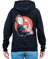 We Can Do It - Women's Zip Graphic Hoodie