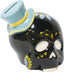 Money Bank - Sourpuss - Ceramic Sugar Skull With Top Hat 5"
