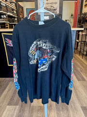 Men's 2005 Biker Patriot Freedom Isn’t Free Long Sleeve T Shirt X-Large USA!!!