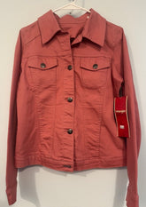 Wrangler Authentics Denim Salmon Jacket Size Medium