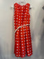 Madison Leigh "Vintage" Style Dress w/ Belt Size 6