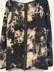 Pre-Owned Hem & Thread Distressed Back Zipper Long Sleeve Size Small