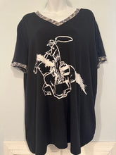 Pre-Owned Crazy Train Cowboy Shirt Size Large