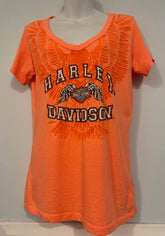 Pre-Owned Mile High Denver Harley Davidson Tee Shirt Size Large