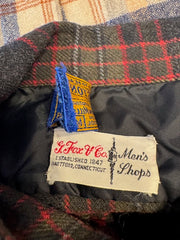 Vintage Pendleton Virgin Wool Button Up RED/GREEN/BLACK Size Medium