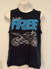 Pre-Owned Chase "Live FREE" Tank Top Size Small