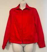 VINTAGE H BAR C CAILFORNIA RANCHWEAR RED JACKET SIZE MEDIUM