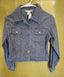 Pre-owned Xcepsion Corduroy Grey/Blue Jacket Size Small