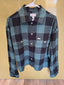 Pre-Owned Brixton Cropped Women's Flannel Size Small