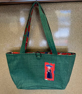 Green Mexican Culture Hand Bag