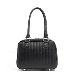 Lux de Ville Black and Poisonous Purple Sparkle Hotrod Tote medium