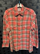Men's Levis Strauss Salmon Colored Flannel XS