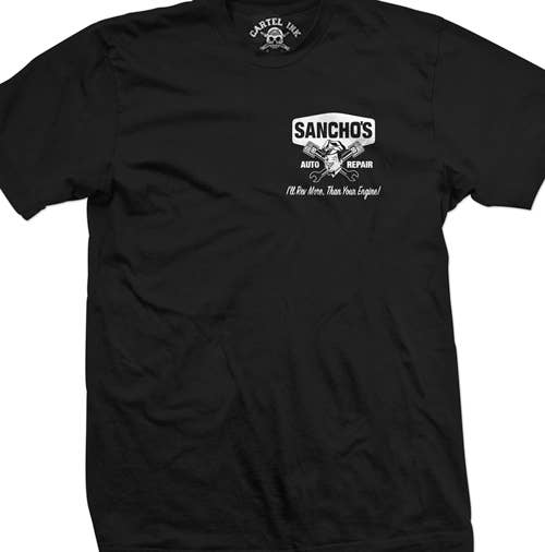 CARTEL INK Sancho's Auto Repair Men's Graphic T-Shirt Secondary image