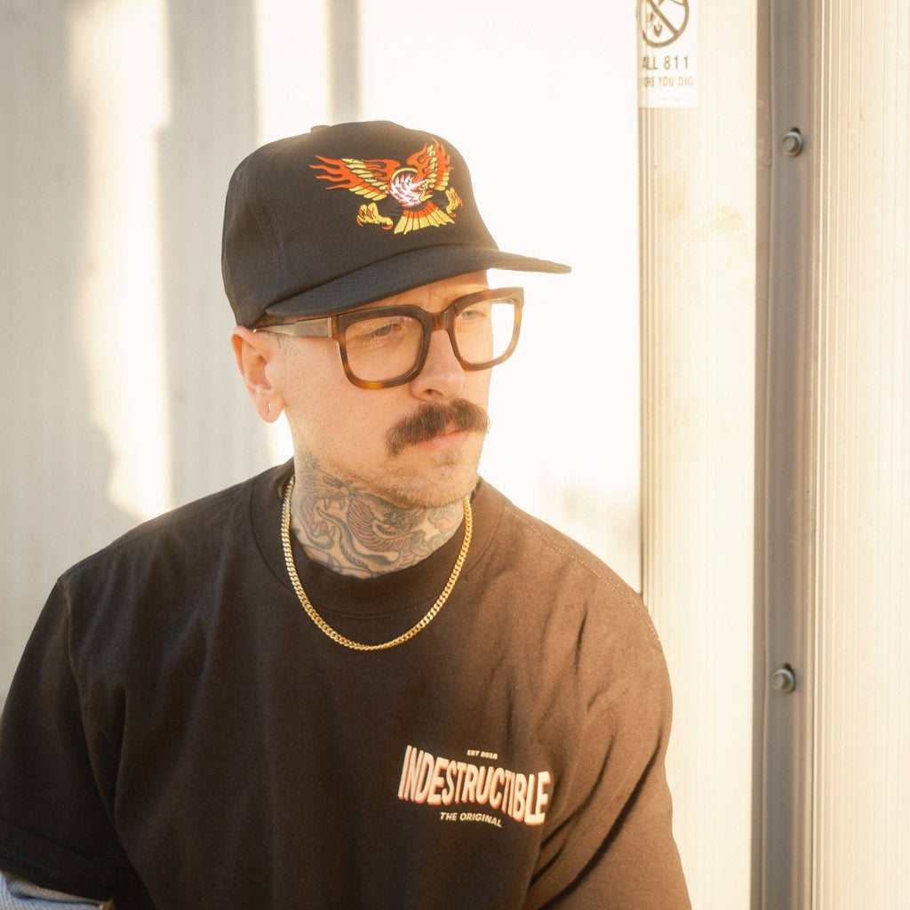 INDESTRUCTIBLE Flaming Eagle Snapback