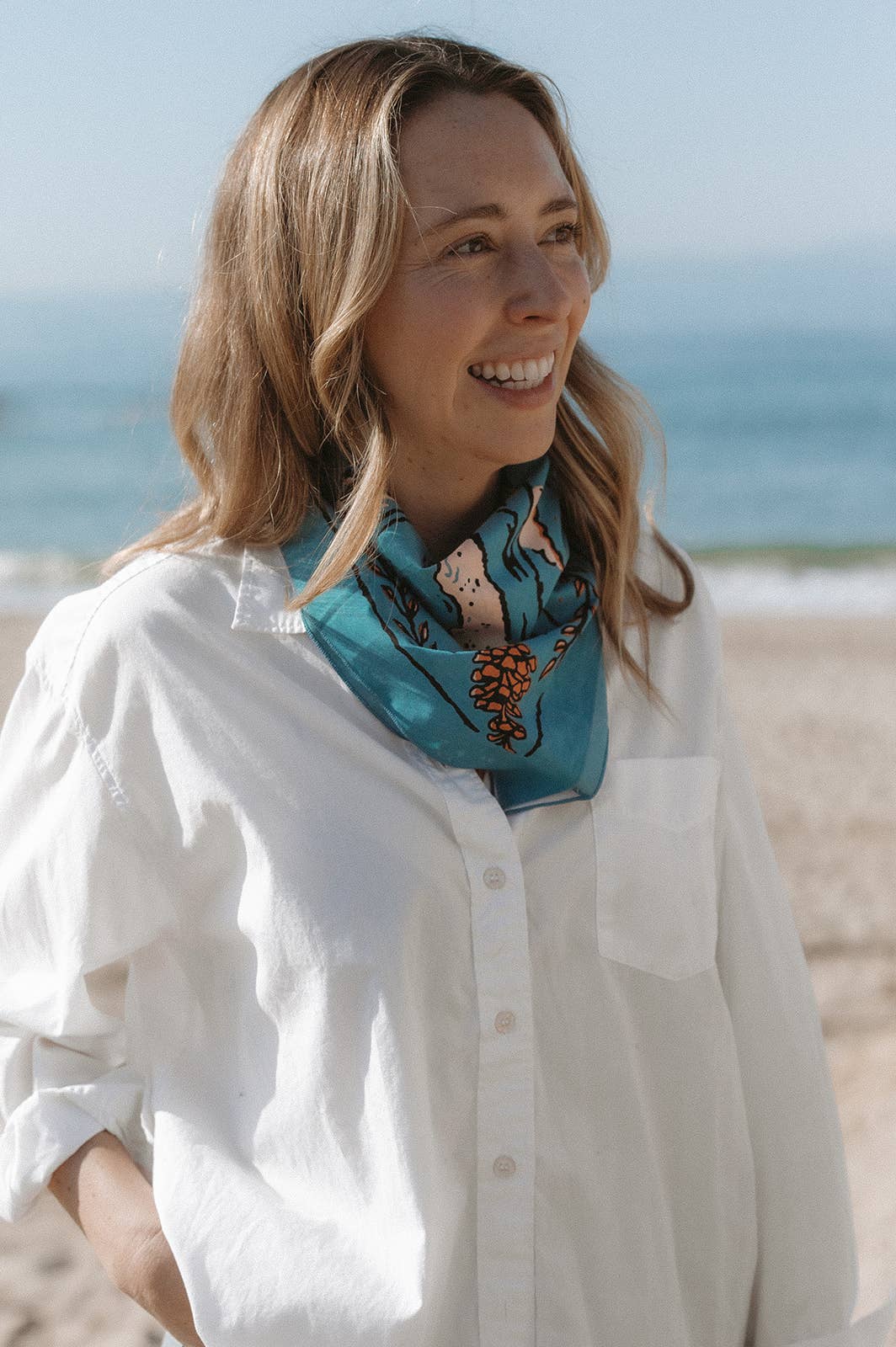 "Volcano And Sea" Bandana