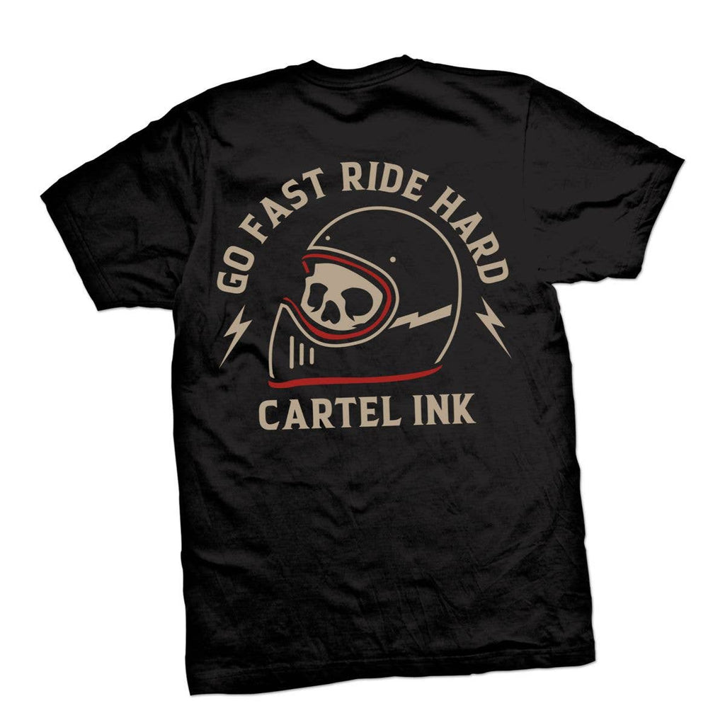 5613-BLACK CREAM RED | Go Fast Ride Hard Moto
