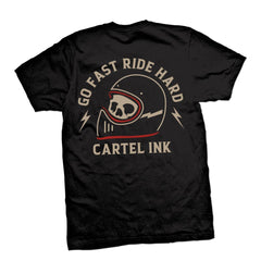 5613-BLACK CREAM RED | Go Fast Ride Hard Moto