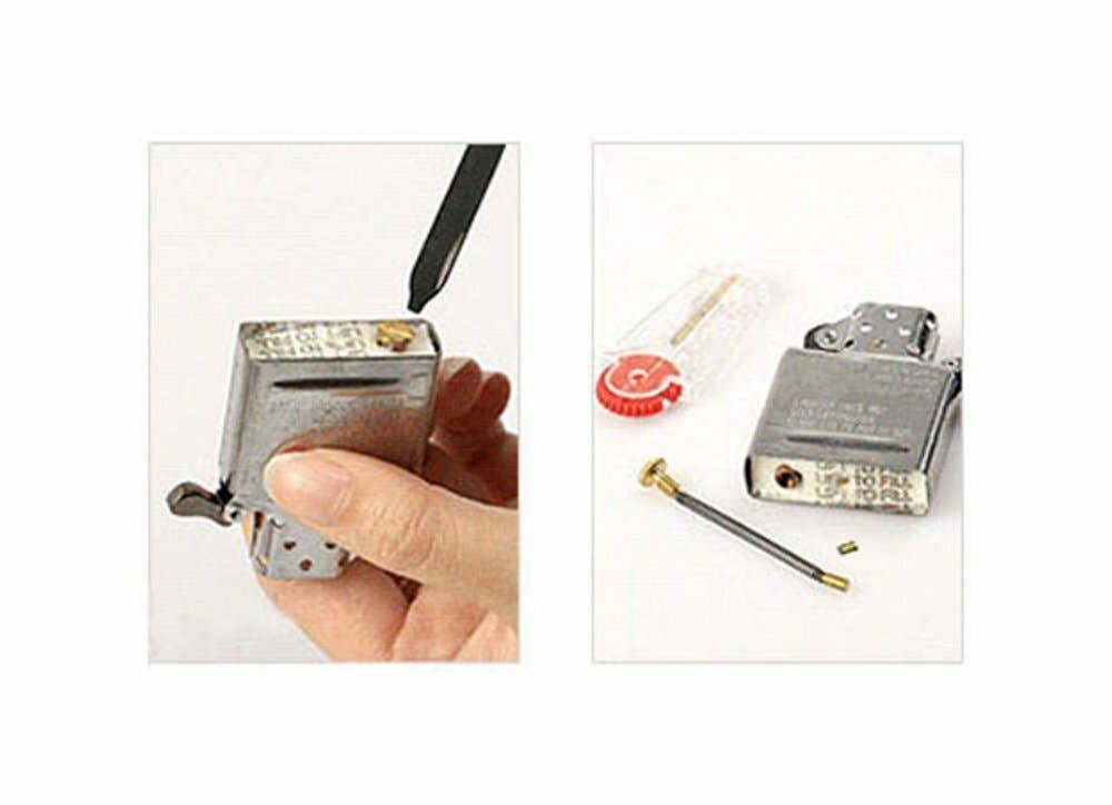 Zippo 6-Piece Flint Dispenser for Lighters, Carded #2406N