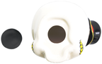 Money Bank - Sourpuss  - Ceramic Sugar Skull With Top Hat 5"