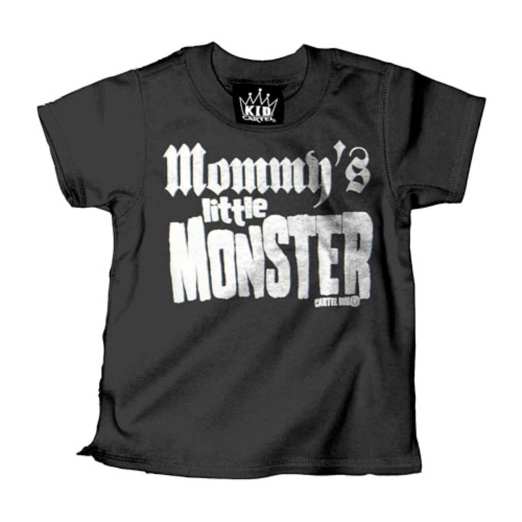 1006-BLACK WHITE | Mommy's Little Monster