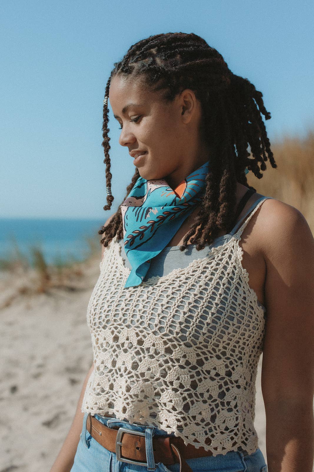 "Volcano And Sea" Bandana