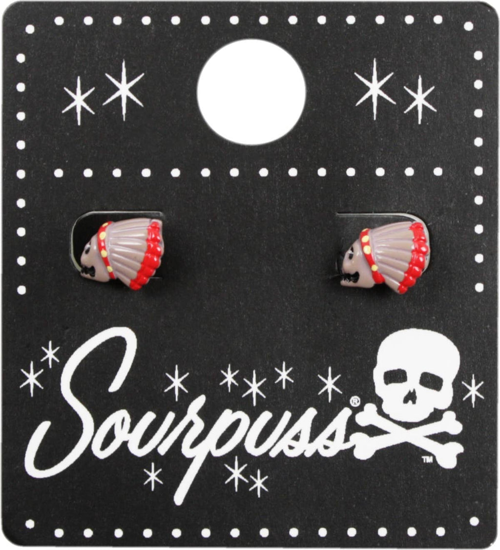 Earrings - Sourpuss -  Warrior Studs