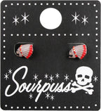 Earrings - Sourpuss -  Warrior Studs