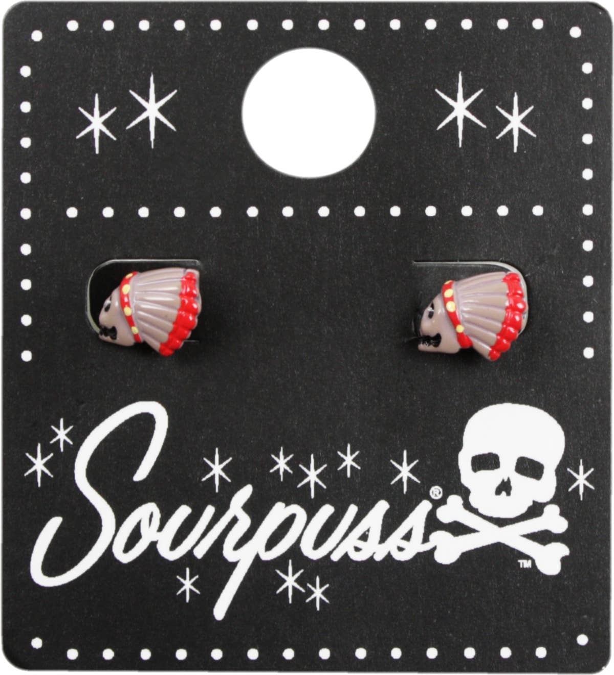 Earrings - Sourpuss -  Warrior Studs