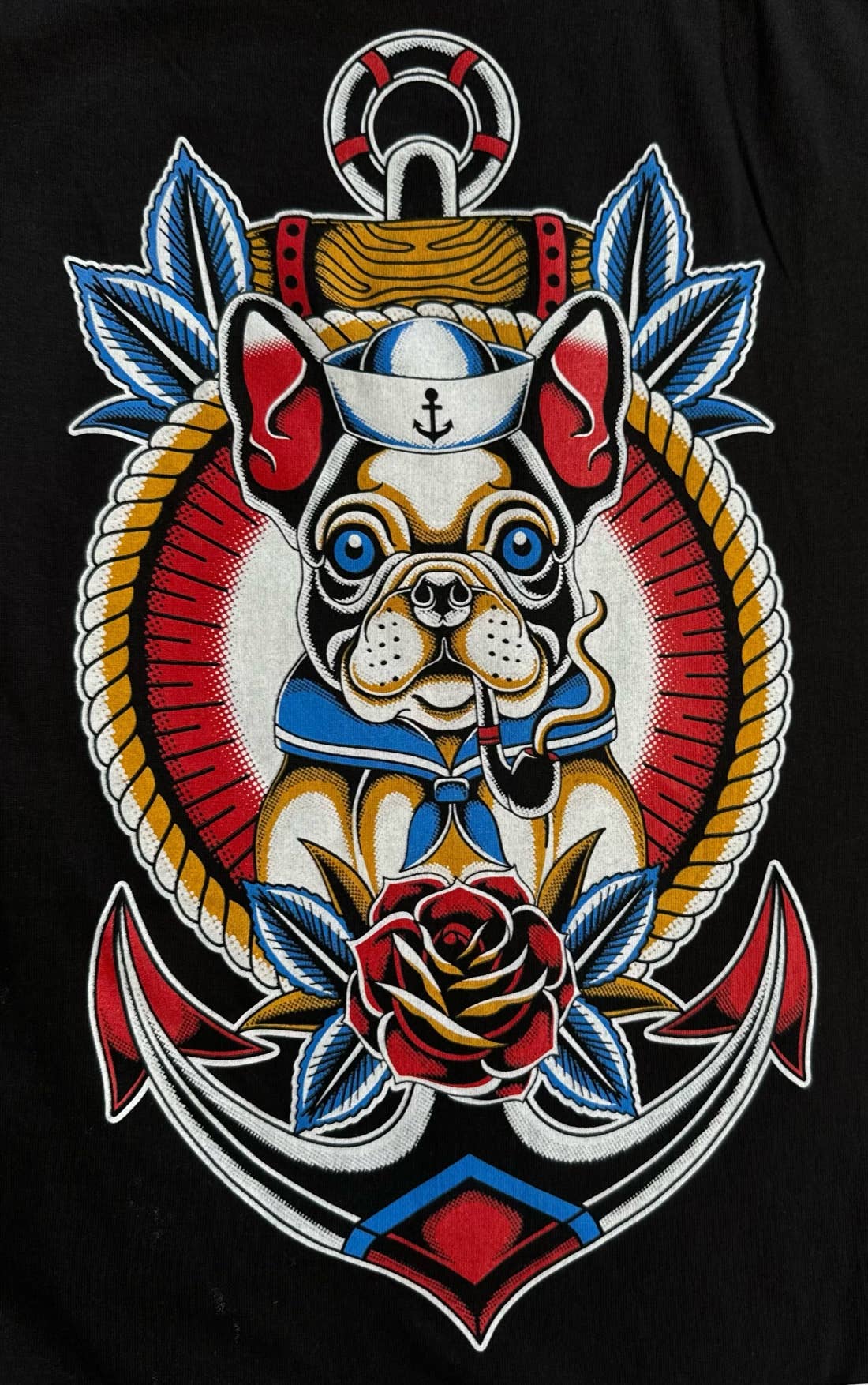 NWT Sailor Dog - Women's Loose Neck Graphic T-Shirt Secondary image