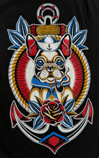NWT Sailor Dog - Women's Loose Neck Graphic T-Shirt