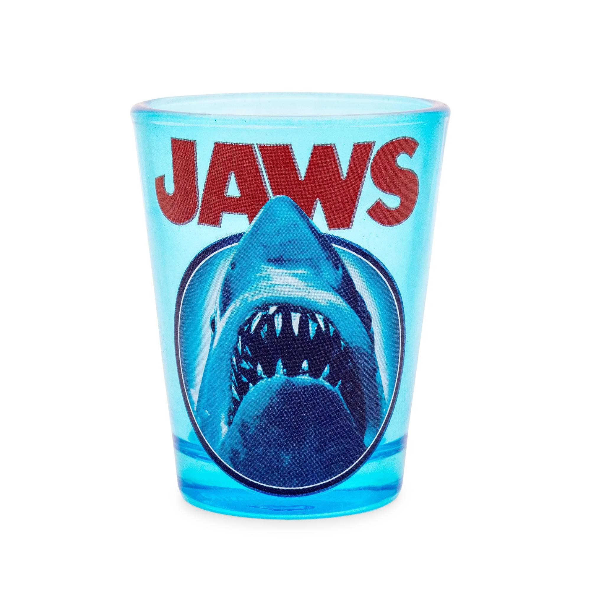 Jaws Movie Poster Logo Shot Glass | Holds 2 Ounces Main image