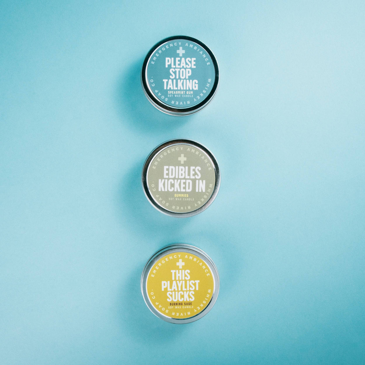 Please Stop Talking Emergency Ambiance Travel Tin | Funny Pe