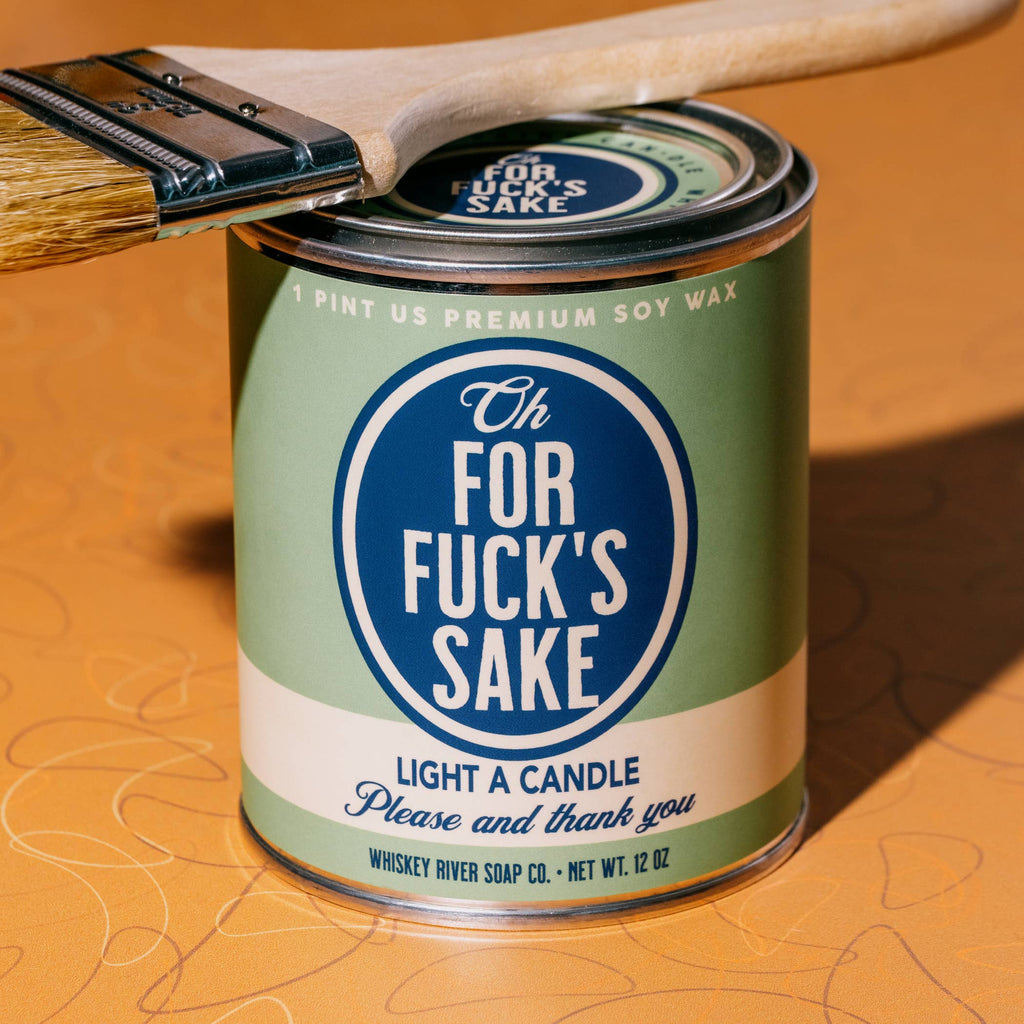 For Fuck's Sake Vintage Paint Can·dle  | Funny Candle