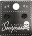 Earrings - Sourpuss -  Black Spider Web