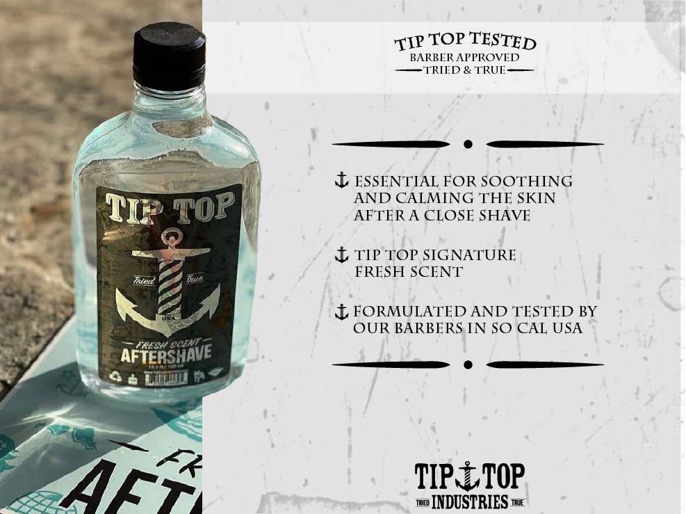 TIP TOP Fresh Scent Aftershave 12.7 fl oz
