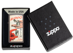 Zippo Slim Retro Design, Black Ice Lighter #48396