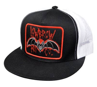Lowbrow Bat Two Tone Trucker Hat Main image