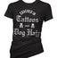 CARTEL INK Covered in Tattoos and Dog Hair Women's T-Shirt