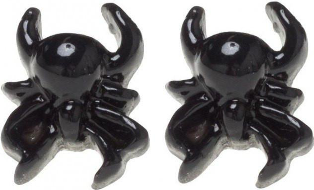 Earrings - Sourpuss -  Black Spider Studs Main image