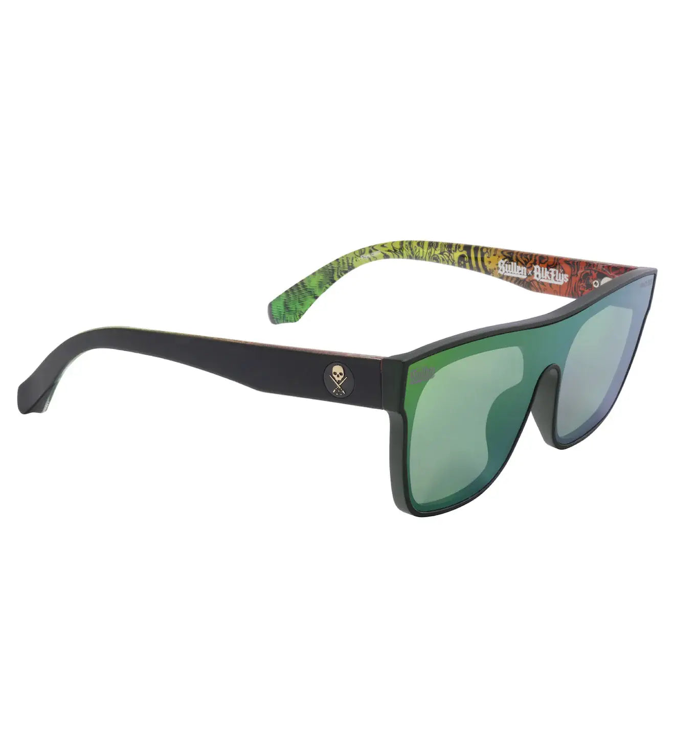 Cholohaflys Glasses - Shiny Black/Green
