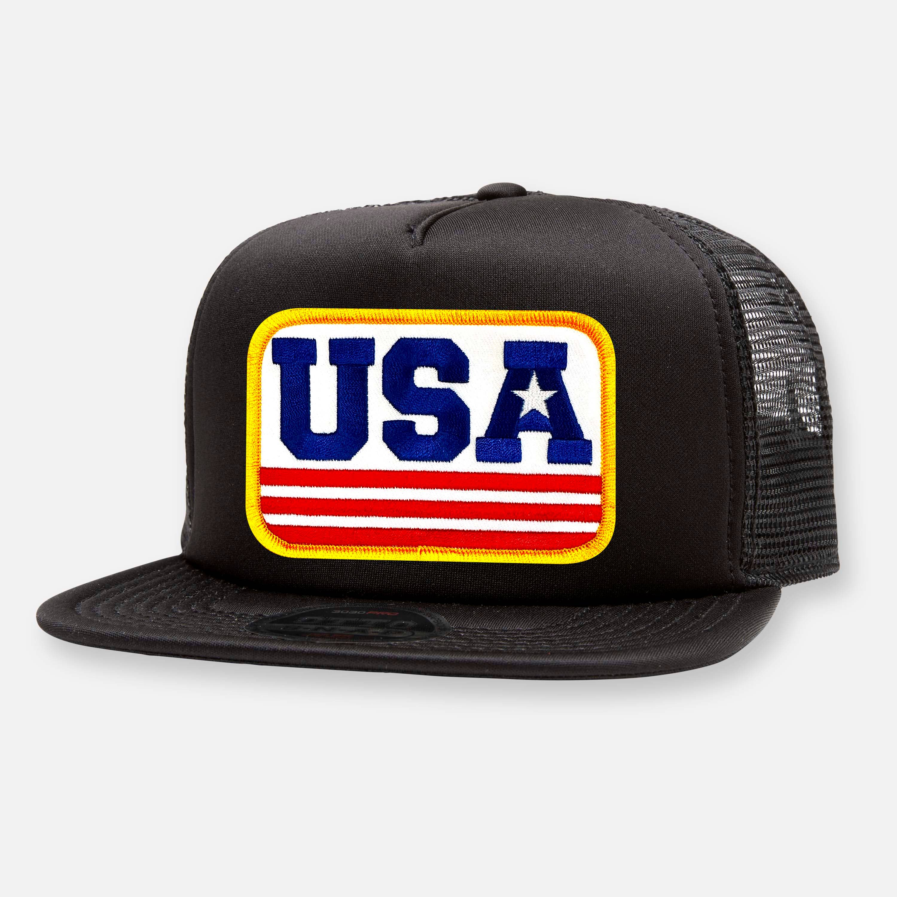 USA FLAT BILL PATCH HAT Main image