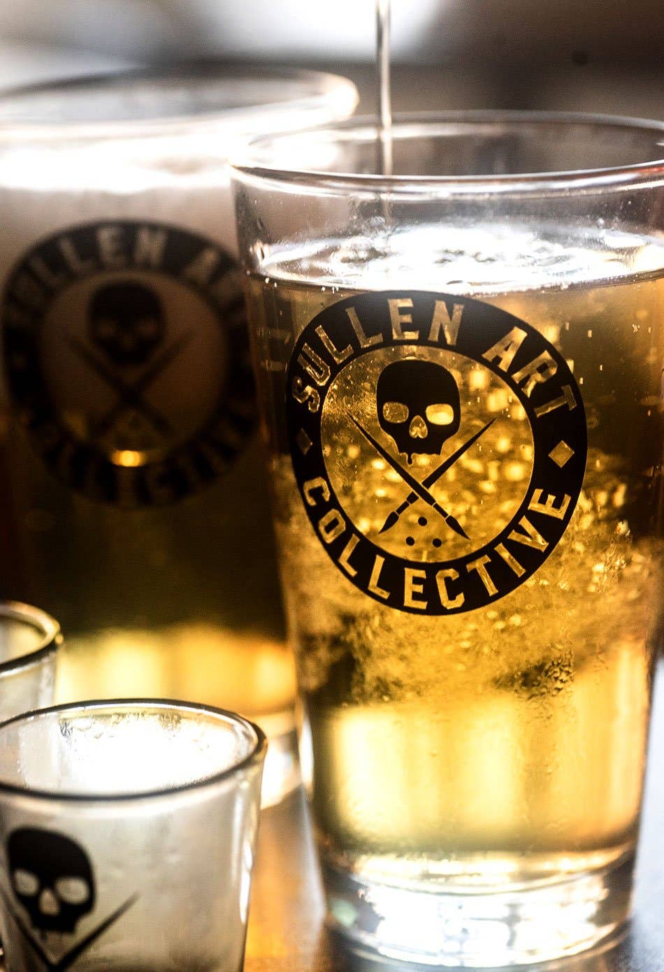 Badge Beer Glass Set Of 2