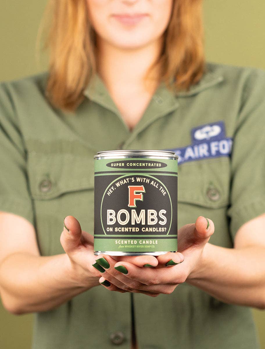 F Bombs Vintage Paint Can·dle | Funny Candle Secondary image