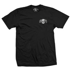 5829-BLACK WHITE | Live Fast Fight Hard | Men's T-Shirt