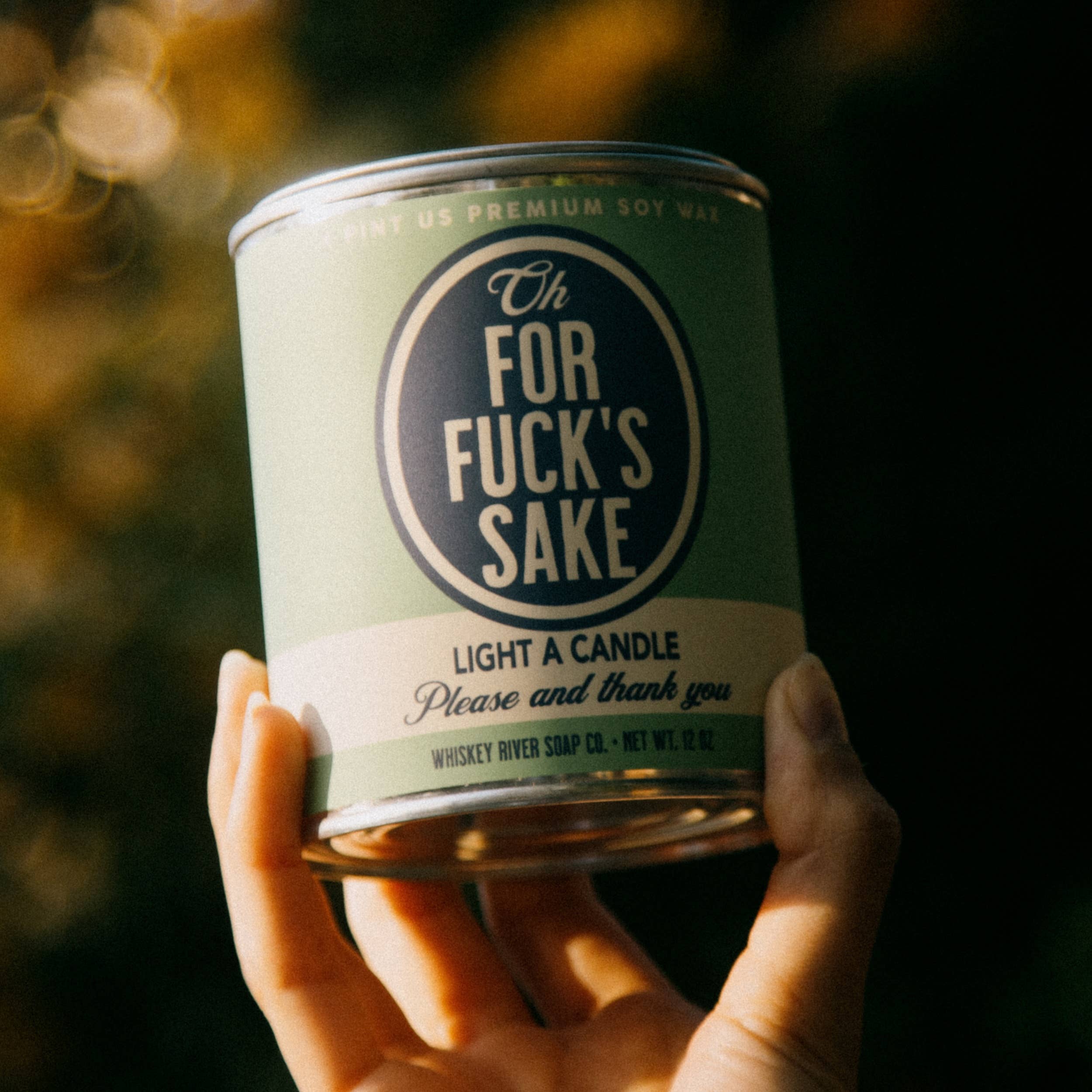 For Fuck's Sake Vintage Paint Can·dle  | Funny Candle