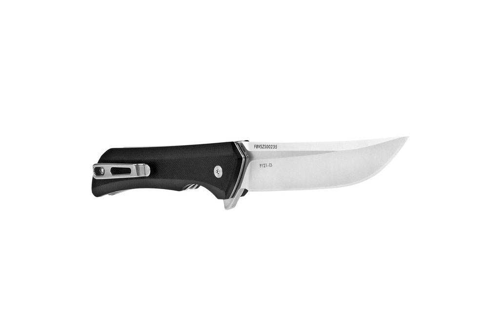 Ruike Hussar 121-B Blade, Black G-10 Handle with Clip