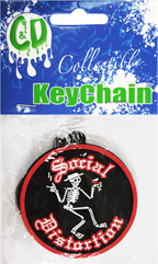Rubber Keychain - Social Distortion - Dancing Skeleton