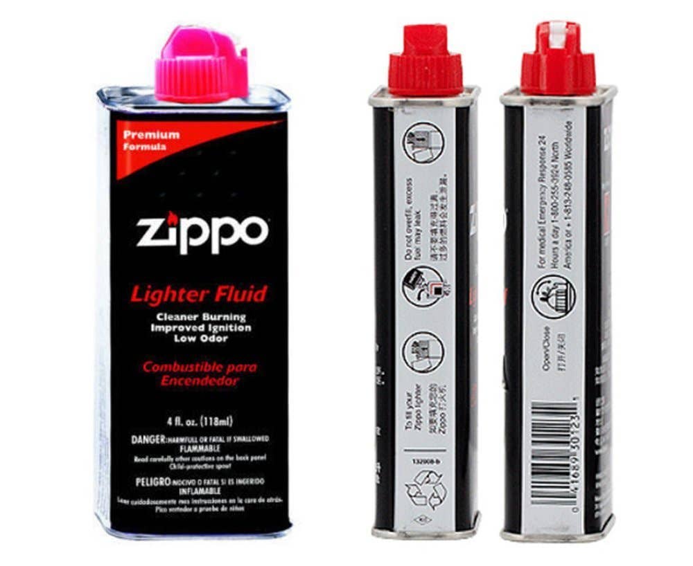 Zippo Premium Lighter Fluid 4 oz for Flint Lighters