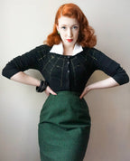 Spiderweb Cardigan in Black